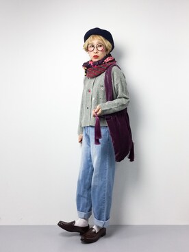 ひいこさん（レディース・154cm）の冬コーディネート