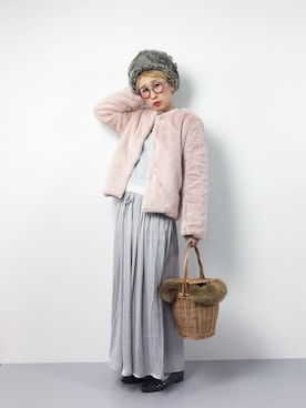 ひいこさん(レディース・154cm)の冬コーディネート