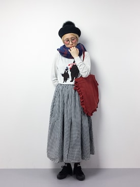 ひいこさん（レディース・154cm）の冬コーディネート