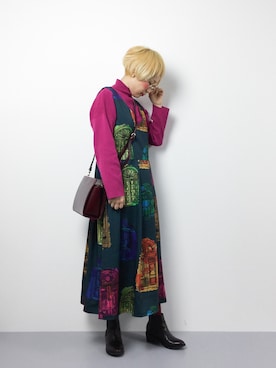 ひいこさん(レディース・154cm)の冬コーディネート