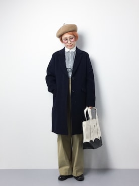 ひいこさん（レディース・154cm）の冬コーディネート