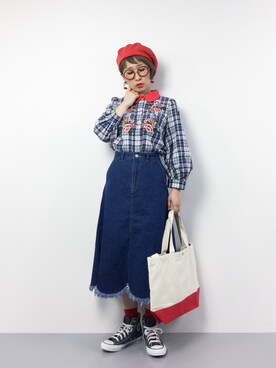 ひいこさん（レディース・154cm）の春コーディネート