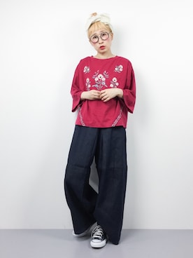 ひいこさん（レディース・154cm）の春コーディネート