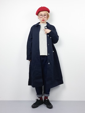「OLIKA（オリカ）のアイテム（ジャケット/アウター）」を使った、ひいこさん（レディース・154cm）の春コーディネート