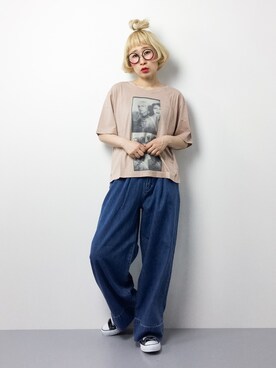 ひいこさん（レディース・154cm）の春コーディネート