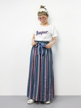 ひいこさん（レディース・154cm）の春コーディネート