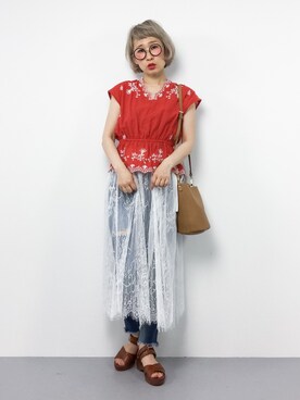 ひいこさん（レディース・154cm）の春コーディネート