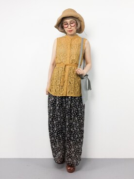 ひいこさん（レディース・154cm）の春コーディネート