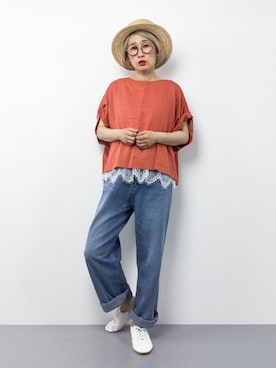 ひいこさん（レディース・154cm）の夏コーディネート