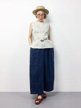 ひいこさん（レディース・154cm）の夏コーディネート