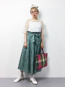 ひいこさん（レディース・154cm）の夏コーディネート