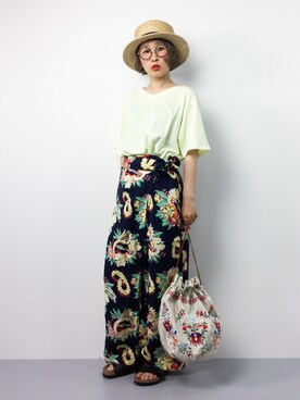 ひいこさん（レディース・154cm）の夏コーディネート