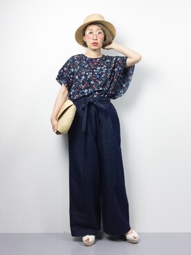 ひいこさん（レディース・154cm）の夏コーディネート