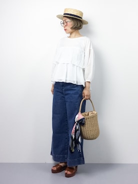 ひいこさん（レディース・154cm）の夏コーディネート