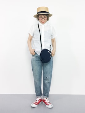 ひいこさん（レディース・154cm）の夏コーディネート