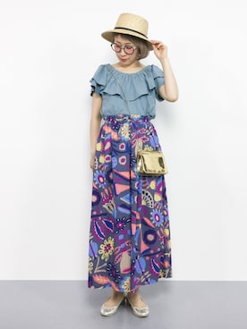 ひいこさん（レディース・154cm）の夏コーディネート