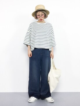 ひいこさん（レディース・154cm）の夏コーディネート