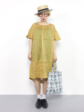 ひいこさん（レディース・154cm）の夏コーディネート