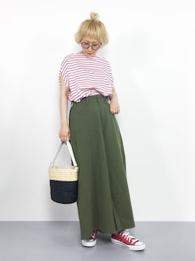 ひいこさん（レディース・154cm）の夏コーディネート