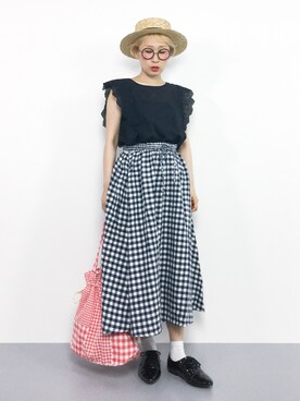 ひいこさん（レディース・154cm）の夏コーディネート