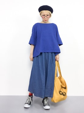 ひいこさん（レディース・154cm）の夏コーディネート