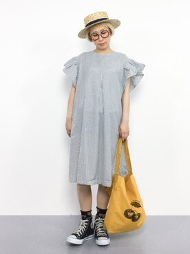 ひいこさん（レディース・154cm）の夏コーディネート