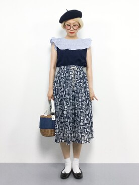 ひいこさん（レディース・154cm）の夏コーディネート