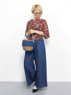 ひいこさん（レディース・154cm）の夏コーディネート