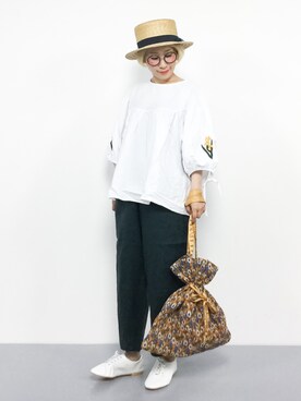 ひいこさん（レディース・154cm）の夏コーディネート