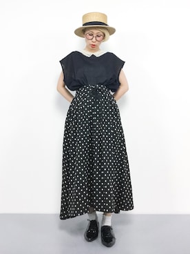 ひいこさん（レディース・154cm）の夏コーディネート