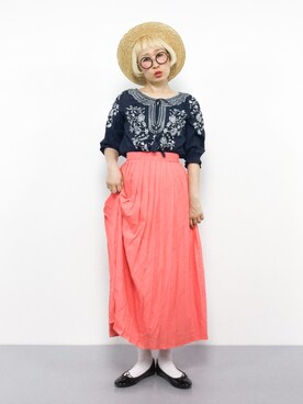 ひいこさん（レディース・154cm）の夏コーディネート