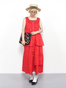 ひいこさん（レディース・154cm）の夏コーディネート