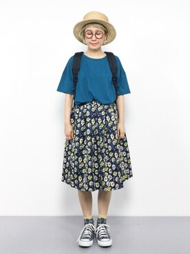 ひいこさん（レディース・154cm）の夏コーディネート