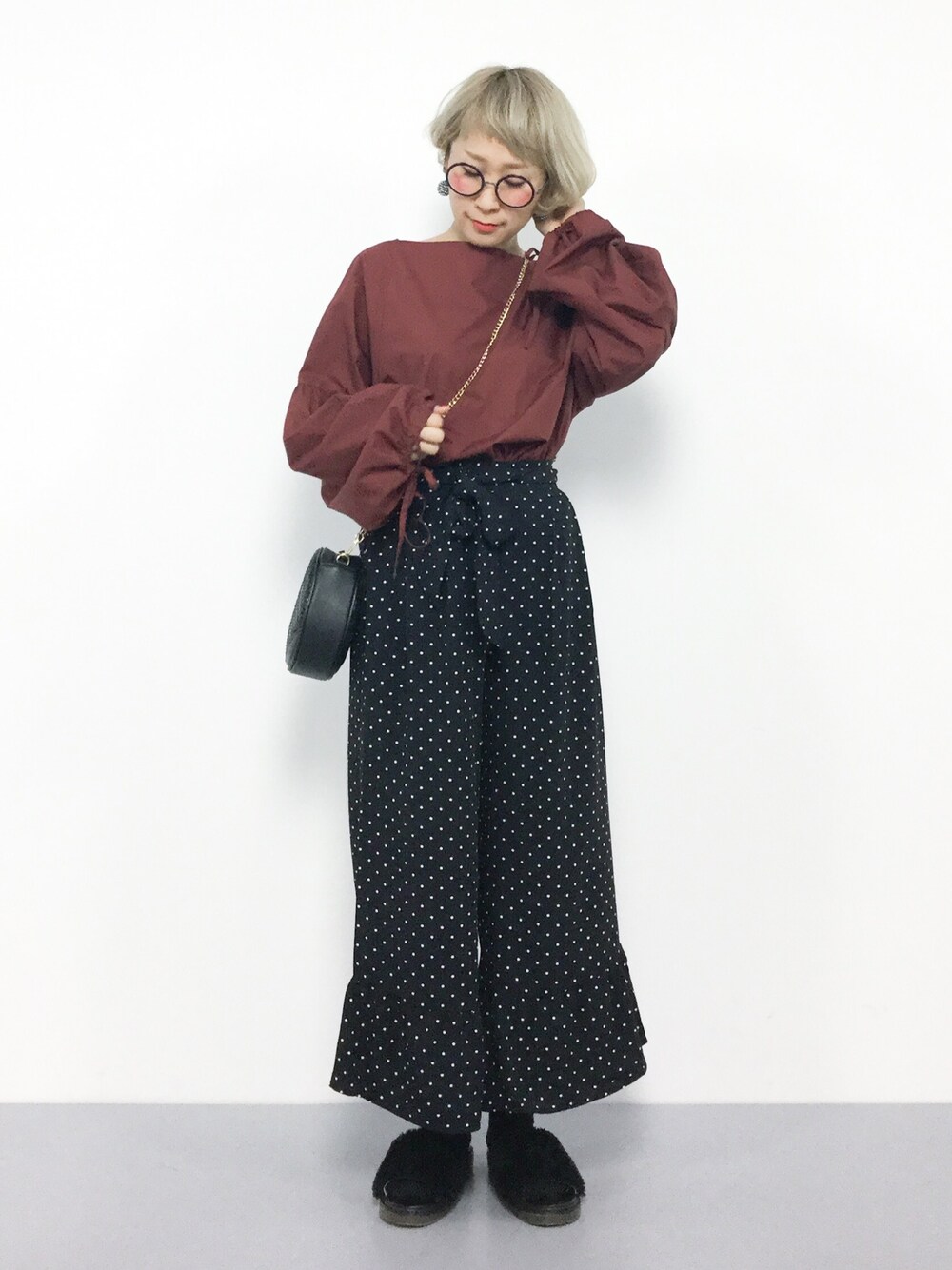 BEAUTY&amp;YOUTH コットンギャザービッグスリーブブラウス BRICK BEAUTY&YOUTH UNITED ARROWS（ビューティーアンドユースユナイテッド