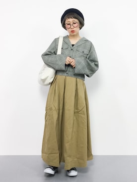 ひいこさん（レディース・154cm）の秋コーディネート