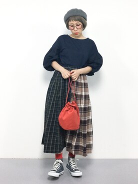 ひいこさん（レディース・154cm）の秋コーディネート