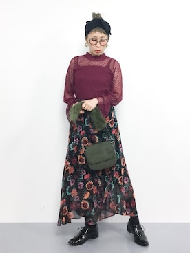 ひいこさん（レディース・154cm）の秋コーディネート