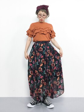 ひいこさん（レディース・154cm）の秋コーディネート