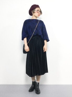 ひいこさん（レディース・154cm）の秋コーディネート