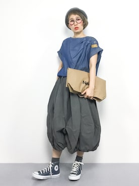 ひいこさん（レディース・154cm）の秋コーディネート