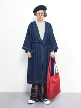 ひいこさん（レディース・154cm）の秋コーディネート