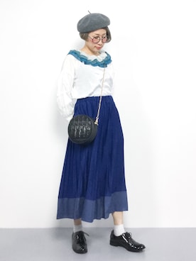 ひいこさん（レディース・154cm）の秋コーディネート