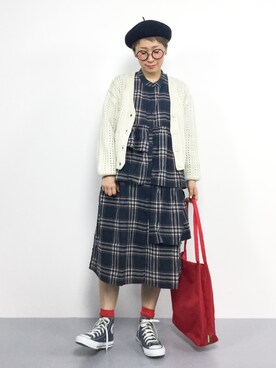 ひいこさん（レディース・154cm）の秋コーディネート