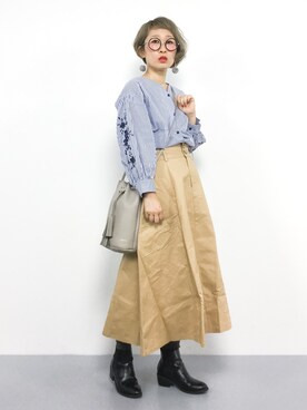 ひいこさん（レディース・154cm）の秋コーディネート