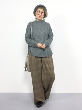 ひいこさん（レディース・154cm）の秋コーディネート