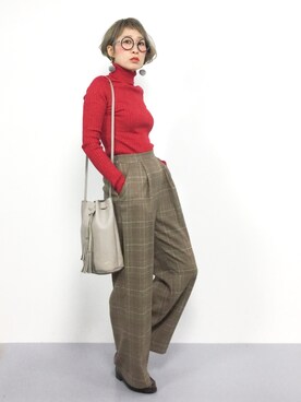 ひいこさん（レディース・154cm）の秋コーディネート