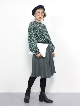 ひいこさん（レディース・154cm）の秋コーディネート