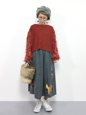 ひいこさん（レディース・154cm）の秋コーディネート