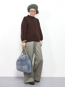 ひいこさん（レディース・154cm）の秋コーディネート