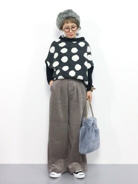 ひいこさん（レディース・154cm）の秋コーディネート